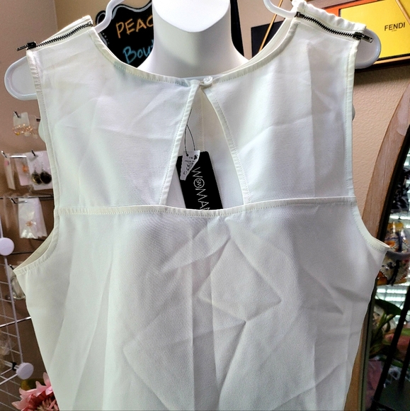 women's elegant sleeveless blouse - Picture 4 of 5